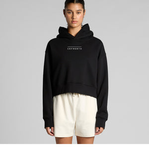 Signature Crop Hoodie Womens